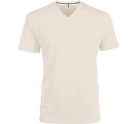 Kariban T-Shirt COL V Manches Courtes - Light Sand, XL, Homme