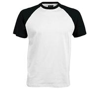 Kariban T-Shirt de Baseball à Manches Courtes pour Homme