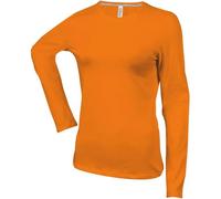 Kariban Tee-Shirt col Rond Manches Longues Femme 100% Coton