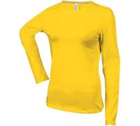 Kariban Tee-Shirt col Rond Manches Longues Femme 100% Coton