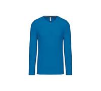 Kariban Tee-Shirt col V Manches Longues 100% Coton