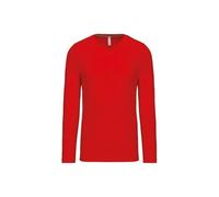 Kariban Tee-Shirt col V Manches Longues 100% Coton