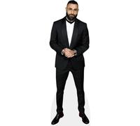Karim Benzema (Black Suit) Silhouette en carton Grandeur Nature