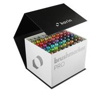 KARIN Megabox Marqueur PRO Brushpens à base d'eau pour peindre, dessiner et grimper Multicolore