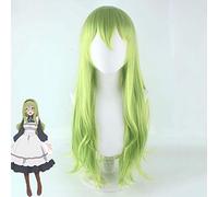 Karin Wig Princess Connect! Re: plongée vert longue boucle fibre résistante à la chaleur cheveux Peluca princesse connecter Karin Costume Cosplay perruques PL-747