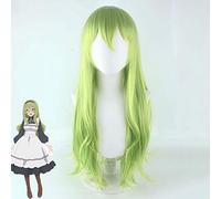 Karin Wig Princess Connect! Re: plongée vert longue boucle fibre résistante à la chaleur cheveux Peluca princesse connecter Karin Costume Cosplay perruques PL-747