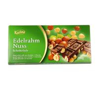 Karina Chocolat à la crème nappé de noisettes entières 200g