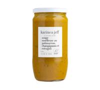 KARINE & JEFF-Soupe potimarron champignons et estragon Bio Karine & Jeff - pot de 780 ml