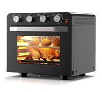 Karinear Friteuse à Air 6-en-1, Four à Air Chaud XXL 36L 1800W, Chaleur Tournante, Minuterie, Bouton Rotatif, Grill et Maintien au Chaud