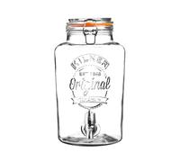 Karis 0025.405 Distributeur à boisson 5 L en verre Transparent, 25,4 x 18,2 x 31,5 cm
