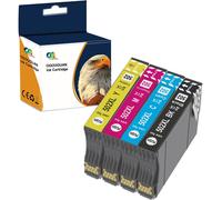 Karl Aiken 502 XL Remplacement pour cartouches d'encre 502XL Compatible avec WF-2860 WF2860 WF-2860DWF WF-2865 WF2865 WF-2865DWF, Epson XP5100 XP-5100 XP-5115 XP-5105 XP5105