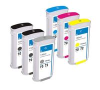 Karl Aiken 6 Paquets compatibles pour HP Designjet T610 T620 T770 T790 T1120 T1200 T1300 T2300 Cartouche d'encre HP 72 XL