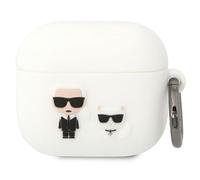KARL AIRPOD 3 CASE SIL K+C BLANC