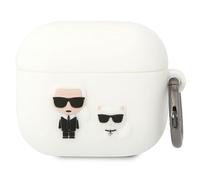 KARL AIRPOD 3 CASE SIL K+C BLANC