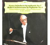 Karl Böhm & Wiener Philharmoniker - Schubert Schumann Wiener Philharmoniker Karl Bohm - Symphonie No.5 · Symphonie No.4 [LP]
