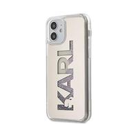 Coque arrière paillettes liquides pour Apple iPhone 12 Mini - Argenté