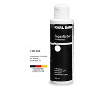 Karl Dahm Colorant pour Joints Blanc 120 ml - Rénove et Blanchit les Joints, Application Facile Sans Refaire, Résistant à l’Eau, à la Saleté et aux Taches