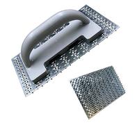 Karl Dahm Grattoir d’Enduit Fin, 250 x 145 mm I Grattoir à Enduit Premium avec Poignée Ergonomique I Acier Inoxydable Galvanisé I Idéal pour Enduit et Surfaces en Blocs de Béton Cellulaire - 11468