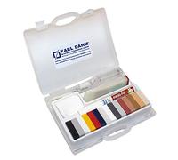 Karl Dahm Kit de Réparation Carrelage Professionnel, Répare Éclats, Fissures et Trous, Résultat Invisible, Hartwachs Renforcé, Résistant à la Chaleur, Idéal Salle de Bain et Cuisine, Facile à Utiliser