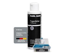 Karl Dahm Kit de teinture pour joints gris 120 ml - Kit complet de peinture pour joints pour intérieur et extérieur | Résistant à l'eau et à la saleté, facile à utiliser - Art. 12308