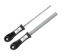 Karl Dahm® Lot de 4 limes à main diamantées K200 - Limes de précision pour carrelage, céramique, pierre naturelle, métal et verre - Design ergonomique pour un ponçage fin et des surfaces parfaites