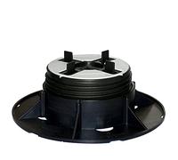 Karl Dahm Palier sur pilotis à tête fixe, 40-70 mm, largeur de joint 2 mm | Palier de plaques réglable en hauteur pour la pose parfaite des panneaux de terrasse - 12526