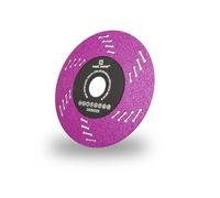 Karl Dahm Pink Power - Outils de coupe et de meulage diamantés - Série Turbo & Jolly pour carrelage, grès cérame, pierre naturelle et béton - Disques à tronçonner diamantés professionnels et meule