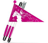 Karl Drais ® - Volant de vélo pour enfants - Design princesse pour garçons et filles - Vélo pour enfants, Pukky, accessoires de vélo - Drapeau de vélo, fanions