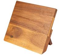 KARL HAUSMANN Bloc à Couteaux Magnétique en Bois d'acacia - Porte Couteau Aimanté pour Cuisine - Range Couteaux Bois - Bloc Couteaux Cuisine Vide - Support Couteaux Rangements Idéal Modernes et Épurés