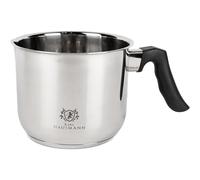 KARL HAUSMANN Casserole à Lait Induction - 1.6L - Acier Inoxydable avec Poignée Bakélite - Bec Verseur - Casserole à Lait Inox pour Bain-Marie/Pudding/Eau - Pot à Lait Haute Performance