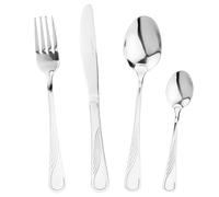 KARL HAUSMANN Menagere 24 Pieces de Table Pour 6 Personnes - lot de couvert - Set de Couverts de Table - En Acier Inoxydable - Ménagère 24 Pièces - Passe au lave-vaisselle - Cutlery Set