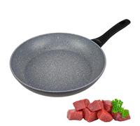 KARL HAUSMANN Poêle à Induction Ø 20 cm - Poele Aluminium Antiadhésive Non Toxique avec Revêtement Granit - Compatible Tous Feux Incluant Gaz - Sans PFOA ni PTFE - Frying Pan - Poêles a Frire