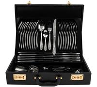 KARL HAUSMANN Set Couverts de Table Inox pour 12 Personnes 72 Pièces - Couvert de Table - Menagere 72 Pieces - Service Couvert 12 Personnes - Lot Couvert de Table - Silverware - Cutlery set