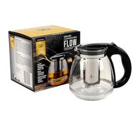 KARL HAUSMANN Théière en Verre avec Infuseur - 1.5L - Theiere Transparente en Verre Design Élegant - Parfaite pour Amateurs de Thé - Théière avec Filtre Intégré - Théières - Teapot - Teillere