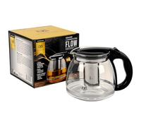 KARL HAUSMANN Théière en Verre avec Infuseur - 2L - Theiere Transparente en Verre Design Élegant - Parfaite pour Amateurs de Thé - Théière avec Filtre Intégré - Théières - Teapot - Teillere