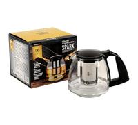 KARL HAUSMANN Théière en Verre avec Infuseur - 750ml - Theiere Transparente en Verre Design Élegant - Parfaite pour Amateurs de Thé - Théière avec Filtre Intégré - Théières - Teapot - Teillere
