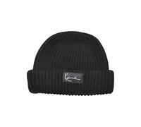 Karl Kani Accessoires KA223-008-1 Signature Fisherman Beanie Black Black, One Size