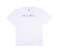 Karl Kani - Autograph Heavy Jersey Boxy Tee - Homme - Tops - Blanc - Taille: XL