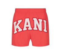 Karl Kani Boardshorts 'Serif' rouge / blanc, Taille XS