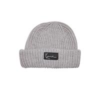 Karl Kani Bonnet 'Beanie' gris chiné, Taille One Size