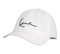 Karl Kani Casquette signature (taille unique, blanc), Blanc., Taille unique