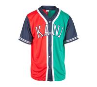 Karl Kani Chemise bleu marine / vert / rouge / blanc, Taille XL