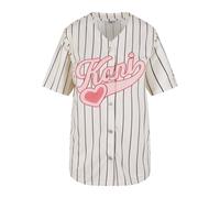 Karl Kani Chemisier rose / pitaya / noir / blanc, Taille S