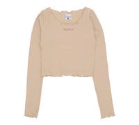 Karl Kani, Femme, Tops, Beige, Taille: 38 FR T-shirt à Manches Longues Rétro