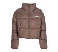 Karl Kani, Femme, Vestes, Brun, Taille: 40 FR Sport Patch Crop Puffer Jacket