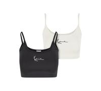 Karl Kani Haut 'Essential' noir / blanc cassé, Taille L