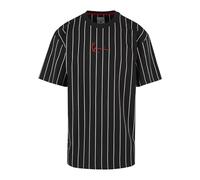 Karl Kani T-shirt Small Signature Pinstripe manches courtes noir L Homme