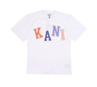 Karl Kani, Homme, Tops, Blanc, Taille: S T-shirt à col rond et manches courtes