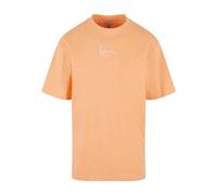 Karl Kani KM-TE011-044-05 T-shirt pour homme Small Signature Essential, abricot, L