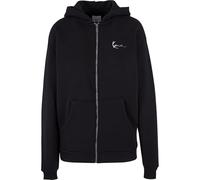 Karl Kani Veste de survêtement noir / blanc, Taille XL